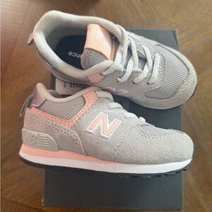 New Balance 574 Toddler Sneakers - Worn once! Perfect condition, like new!